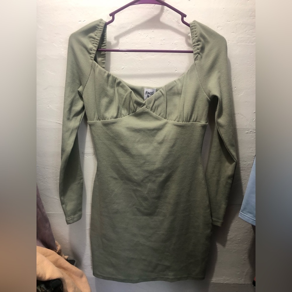 Princess Polly Renee Mini Dress Green